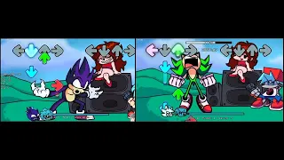 FNF Taste Of Blood TGT Dark Sonic And Hyper Sonic