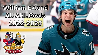 William Eklund All AHL Goals (San Jose Sharks Prospect)