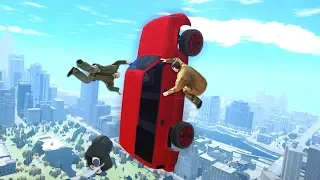 GTA 4 Stunts & Falls. Ragdolls vol.6 [Funny Fails moments]