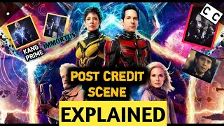 POST CREDIT SCENE Explained in Hindi Antman And the Wasp Ending Explained ||Hidden Details ||#antman