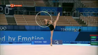 Viktoriia Onopriienko - Hoop Qualifications - Tokyo 2020 Olympic Games (HD)