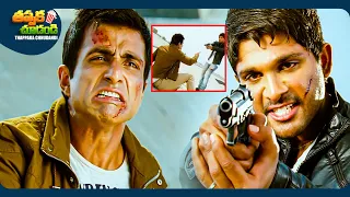 Allu Arjun And Sonu Sood Latest Telugu Movie Scene | @ThappakaChudandi9