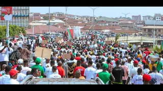 NORTH EAST WAS BOILING AS JOHN DRAMANI MAHAMA ARRIVED FOR BUILDING GHANA TOUR