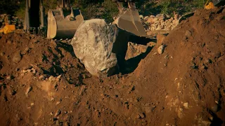 How To Move A Giant Boulder | Gold Rush