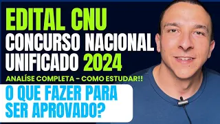 Concurso Nacional Unificado - EDITAL 2024 Tudo que você precisa saber para Estudar! Thiago Pereira