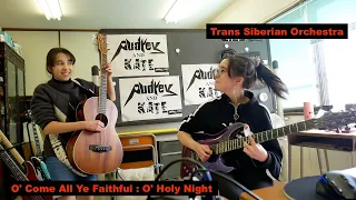 Trans Siberian Orchestra   - O' Come All Ye Faithful : O' Holy Night - guitar + bass #cover #TSO