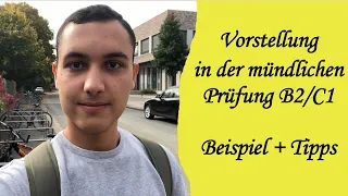 sich vorstellen in der mündlichen Prüfung B2/C1/DSH - Beispiel und Tipps