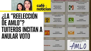 #CaféYNoticias ¬ Tuiteros ligados a la derecha incitan a simpatizantes de izquierda a anular su voto