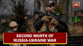 Second Month Of Russia-Ukraine War: Scenes Of Devastation, Despair & Damage & More Updates