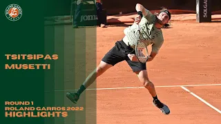 Stefanos Tsitsipas vs Lorenzo Musetti (R128) Roland Garros 2022 Highlights AO Tennis 2 PS4 Gameplay