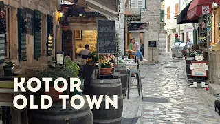 [4K] 🇲🇪 Montenegro Spring Walk: Kotor Old Town, Walls, Kotor Farmers Market 🍷☕️🍓 2023