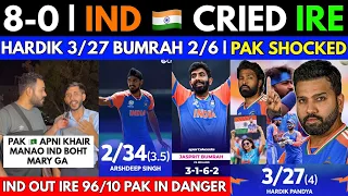 Hardik Arshdeep Historic Bowling Against Ireland | Bumrah 2-6 | IND Beat IRE | Pak Public Reaction