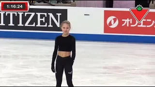 Alexandra Trusova / Skate Canada 2019 Practice №1 runthru