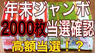 ６０万円分当選確認した結果...高額当選!?!?【年末ジャンボ】