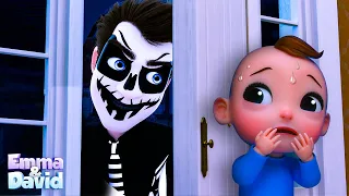 Who's At The Door? - Strangers Go Away! - Nursery Rhymes & Kids Songs | Emma & David
