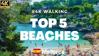 Top 5 Beaches to Visit | Mallorca/Spain 【4K Ultra HD】