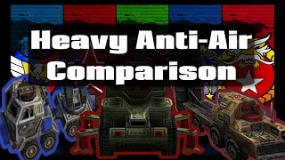 C&C Generals: Rise of the Reds - Comparing Heavy Anti-Air Vehicles