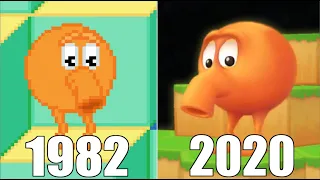 Evolution of Q*bert Games (4K) [1982-2020]