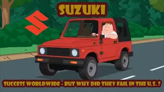 Here’s how Suzuki failed at selling cars in the U.S., despite success worldwide