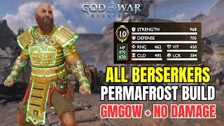 All BERSERKERS - (Permafrost Build) - GMGOW + No Damage - God Of War Ragnarok