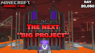 Building MASSIVE Pillars In The Nether! [Day 20,050] Minecraft Hardcore