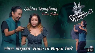 Sabina yonghang and rajesh payal rai aaja voli timile the voice of nepal season 4