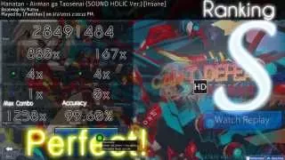 (Faelthas playing Osu!) Hanatan - Can't Defeat Airman (SOUND HOLIC Ver.) [Insane + HD] 99.60%