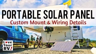 Portable Solar Panel Mod for RV Boondocking