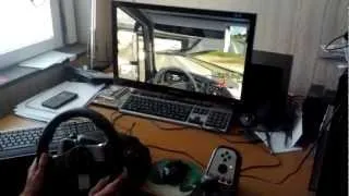 Euro Truck Simulator 2 with Logitech G27