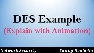 DES Encryption Example | DES Example Solution | How to solve DES example? | DES Example