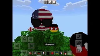 Probando COUNTRYBALLS en Minecraft