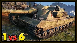 FV217 Badger - 10 Kills - 1 vs 6 - World of Tanks Gameplay