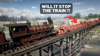 CAN YOU STOP THE TRAIN WITH TNT in Red Dead Redemption 2?