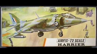 Airfix 1 72nd Scale Hawker Harrier Build Progress Video New