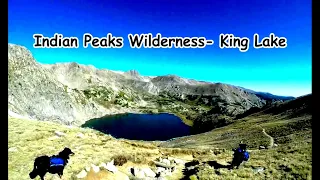 Backpacking Indian Peaks Wilderness Colorado- King Lake