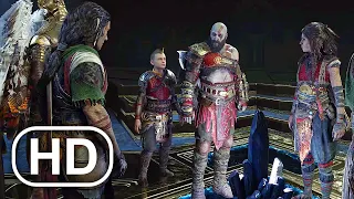 Kratos Gives Speech To His Army Before Battle Scene 4K - God Of War Ragnarok