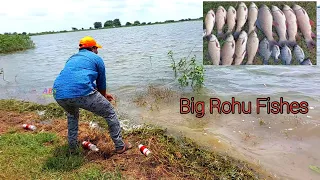 रोहू मछली को कैसे पकड़े | 6 Hook Fishing Technique | Fish Catching Video Hindi | ABS Fishing Bait