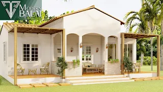 Simple House Design Small Farmhouse Idea | 8.5x11 Meters