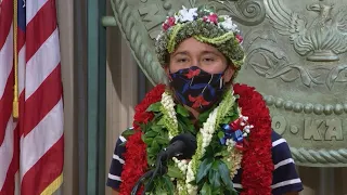 Hawaii's first Olympic surfing gold medalist Carissa Moore honored at State Capitol