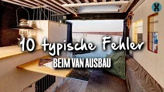 Van Ausbau: Die 10 häufigsten Fehler und wie du sie vermeidest! ❌