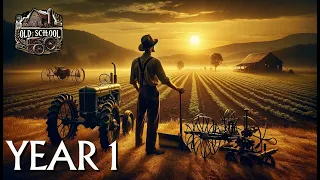 Starting With $0 In Farming Simulator 22 | Old School Survival | Year 1