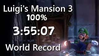 Luigi's Mansion 3 Speedrun 100% in 3:55:07 (Former Record)