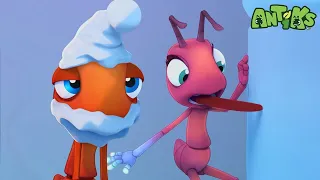 Antiks in Winter Wonderland! ❄️ | 🐛 Antiks & Insectibles 🐜 | Funny Cartoons for Kids | Moonbug