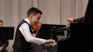 Beethoven Piano Concerto No.1 in C major ,Op.15 , Artyom Pogosov(12y.o.)