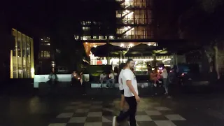 Dance Monkey, Tones and I, cover Frankie Lee Melbourne Australia, Busking ， sound Bose S1 Pro