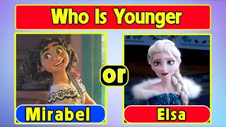 Guess Who's Younger Disney|Who Is Older DISNEY...? |Great Guess