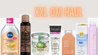 XXL dm Haul 🧡🥥💆🏼‍♀️| Beauty, Gesundheit & mehr 🎬| SaragoesSahara