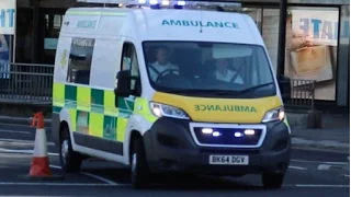 Amvale Ambulance Service Response | BK64 DGV | Emergency Ambulance | Peugeot Boxer