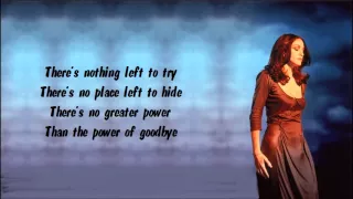 Madonna - The Power Of Good-bye Karaoke / Instrumental with lyrics on screen