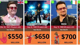 Top 50 Richest Rock Stars | Famous Rocken Roll Celebrities